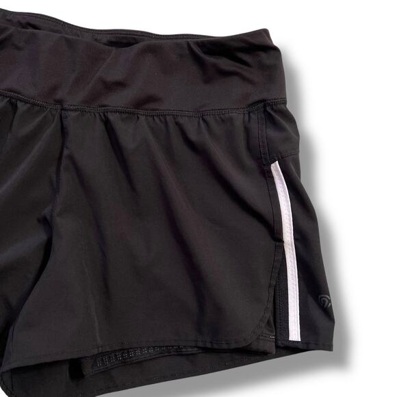 C9 Champion Womens Athletic Workout Summer Shorts Lined Black White Medium - Picture 3 of 7